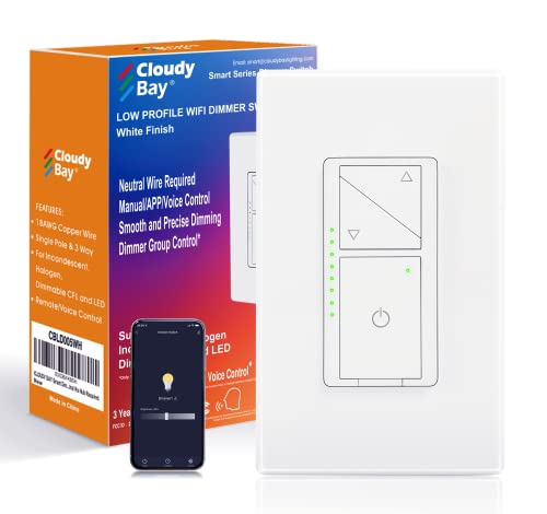 Smart Dimmer Switch with Voice Control and Remote Control
