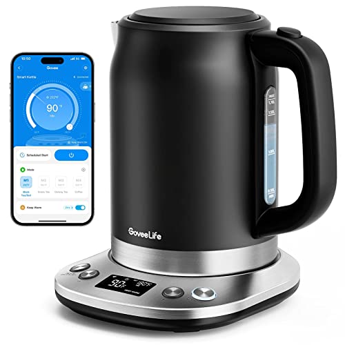 Smart Electric Kettle with App Control and Temperature Settings