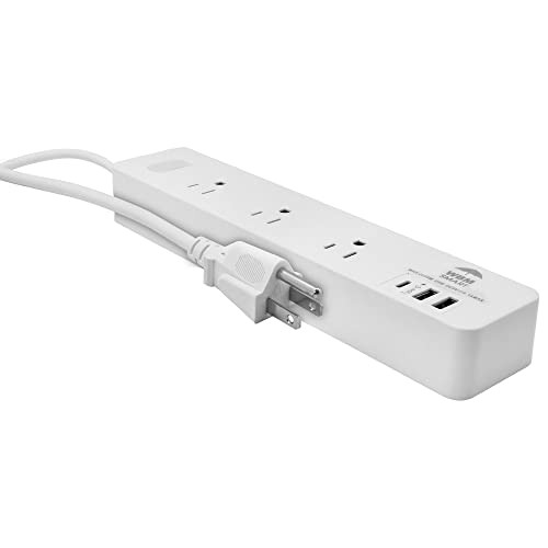Smart Extension Cord with USB Ports and Multi Outlets