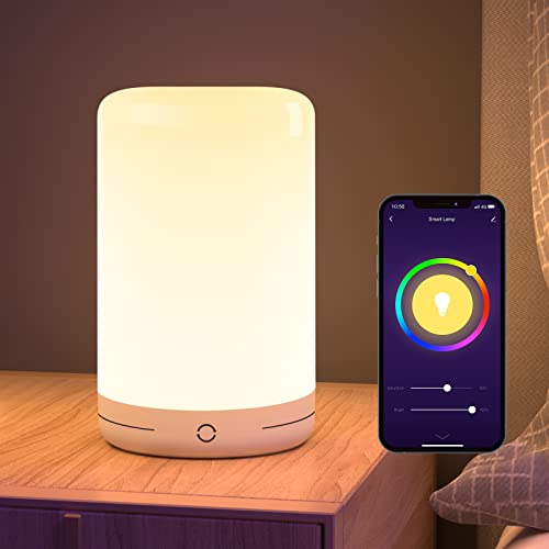 Smart Lamp, LED Bedside Touch Lamps
