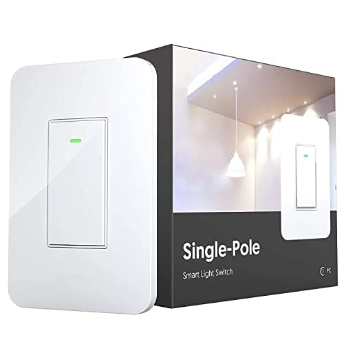 WiFi Smart Light Switch: Voice Control, No Hub Required