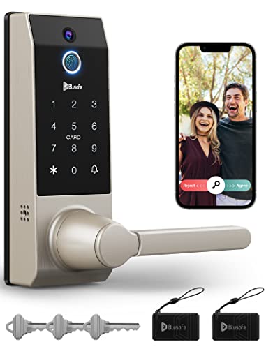 Smart Lock 3-in-1 Camera+Doorbell+Fingerprint Keyless Entry Door Lock