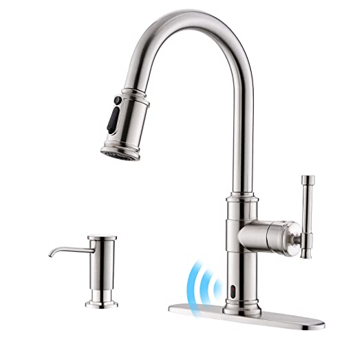 Smart Motion Sensor Faucet with 3-Function Sprayer