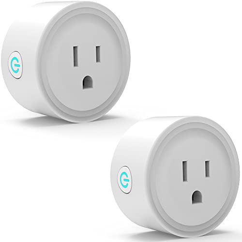 Smart Plugs with Voice Control & Timers, 2 Pack