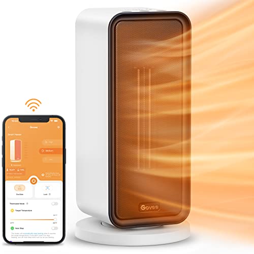 Smart Space Heater with Thermostat, WiFi & Bluetooth App Control