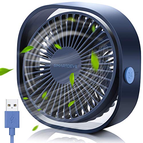 SmartDevil Small Personal USB Desk Fan