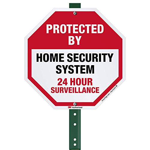 SmartSign 10 x 10 inch Home Security Yard Sign