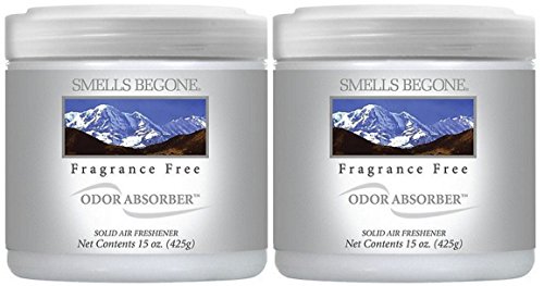 SMELLS BEGONE Air Freshener Odor Absorber Gel - 2 Pack
