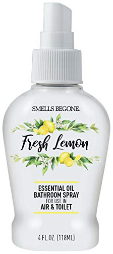 Fresh Lemon Essential Oil Bathroom Spray - 4oz