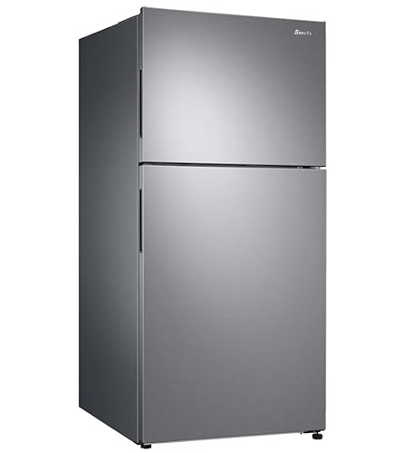 SMETA Top Mount Full Size Stainless Steel Refrigerator