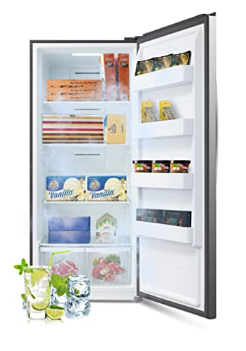 SMETA Upright Freezer Convertible Refrigerator