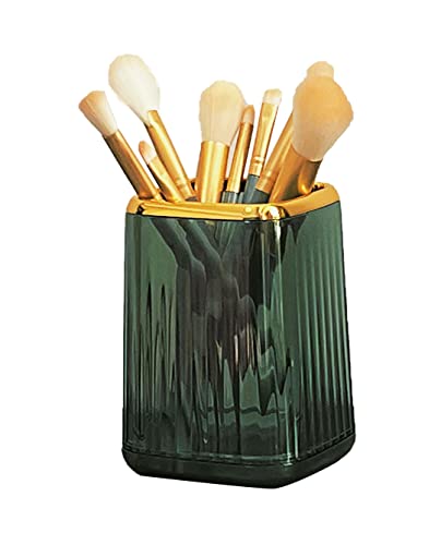 Acrylic Makeup Brush Holder and Organizer in Green
