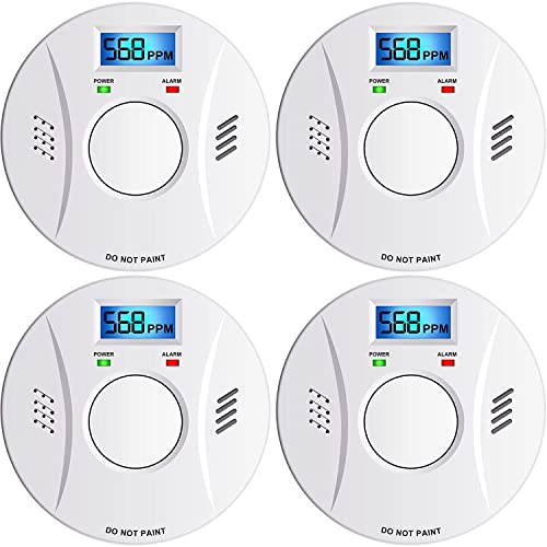 Smoke and Carbon Monoxide Detector 4 Pack