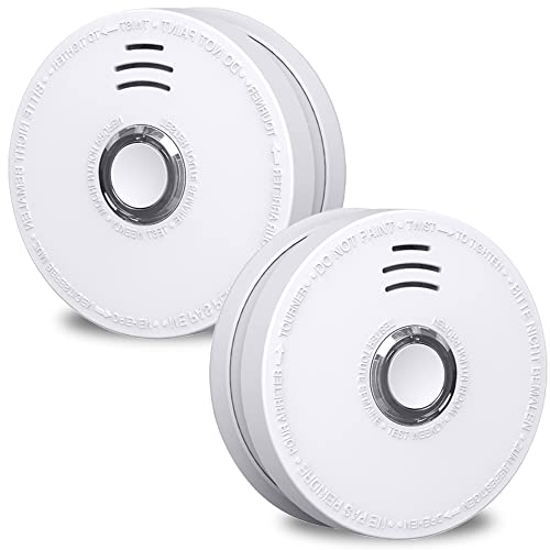Andyssey 9V Battery Operated Smoke Alarms - 2 Pack