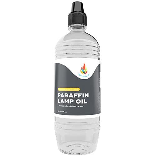 Ner Mitzvah Smokeless Odorless Liquid Paraffin Lamp Oil - Clear - 1 Gallon  