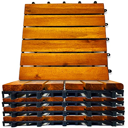 Snap Together Wood Flooring - Outdoor Deck Tiles