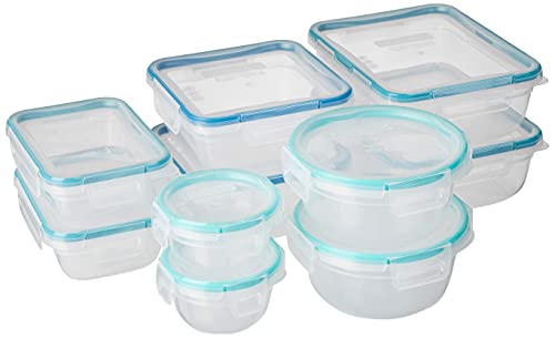 Snapware 20-Piece BPA-Free Plastic Food Storage Set with Locking Lids