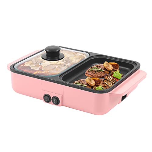 SNKOURIN 2-in-1 Hot Pot and Frying Pan