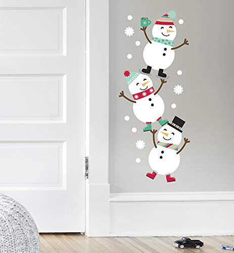 Snowman Holiday Wall Stickers