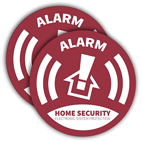SNP Home Security Alarm System Sticker Signs