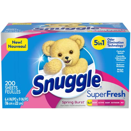 Snuggle Plus SuperFresh Dryer Sheets - Spring Burst (200 Count)