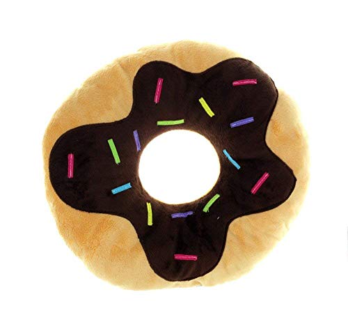 Snuggle Stuffs Sprinkles Donut Plush Throw Pillow