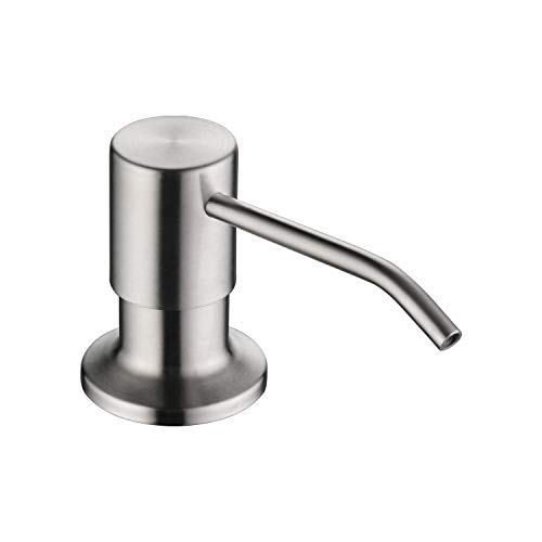Stainless Steel Kitchen Sink Soap/Lotion Dispenser, 13oz Bottle