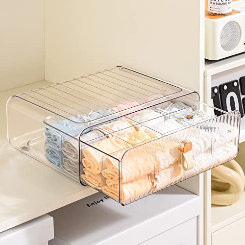 16 Cell Stackable Drawer Organizer for Clothing and Accessories by MSHOMELY