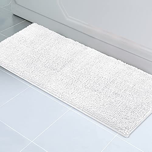Soft Bathroom Rug - Non Slip Chenille Bath Mat