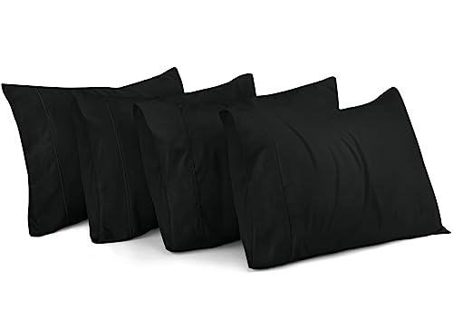 Soft Brushed Microfiber Pillowcases - 4 Pack