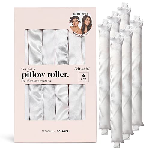 Soft Satin Hair Rollers for Sleep Styling