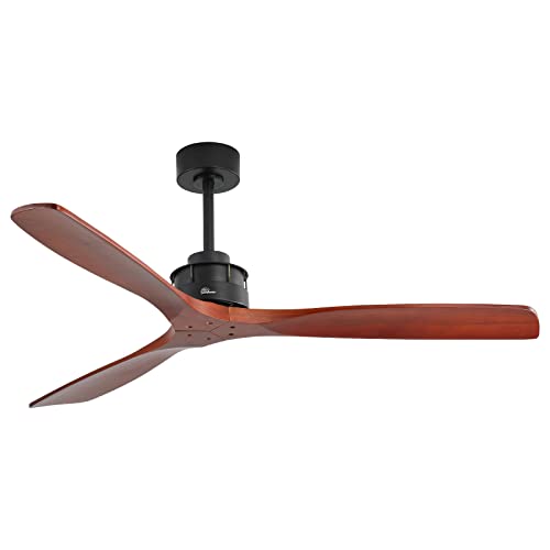 Sofucor 60 Inches Ceiling Fan No Light with Remote Control