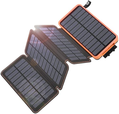 Tranmix 25000mAh Solar Phone Charger with 4 Panels