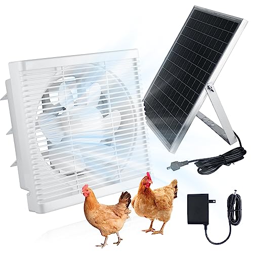 Solar Powered Fan for Chicken Coop Cooler