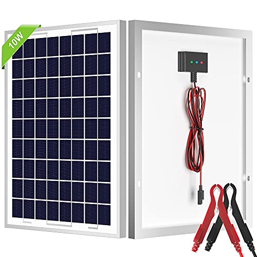 SOLPERK 10W Solar Panel - Reliable Battery Charger and Maintainer