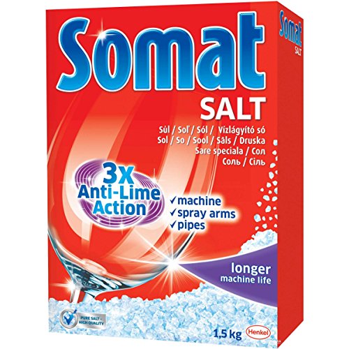 Somat Dishwasher Salt 3.3 Pounds - Pack of 8