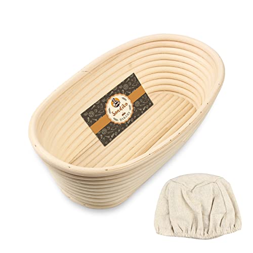 Sondiko Oval Bread Proofing Basket - Crafted for Perfect Sourdough