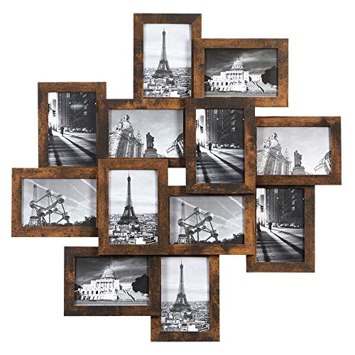 Rustic 4x6 Collage Picture Frames Set, 12-Pack