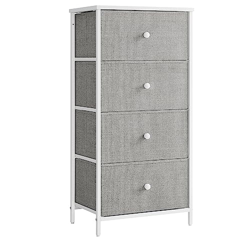SONGMICS Fabric Dresser with 4 Drawers