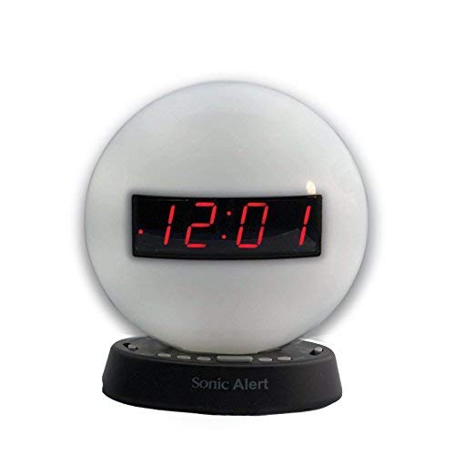 Sonic Glow Extra Loud Recordable Alarm Clock