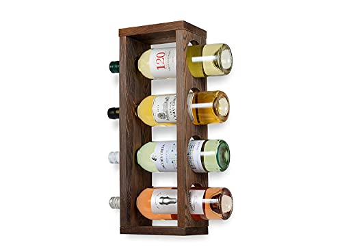 Sonoma Wall Mounted Wood Vertical Wine Rack Holder