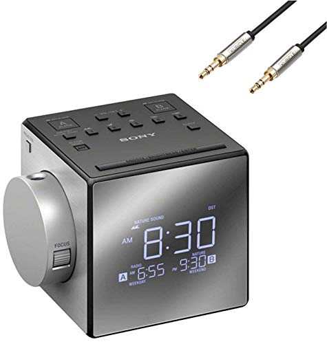 Sony Compact AM/FM Dual AlarmTime Projection Alarm Clock