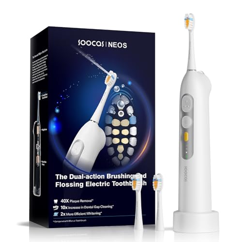 SOOCAS Neos: 2-in-1 Electric Toothbrush with Water Flosser