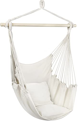 Sorbus Stylish Swing Chair - Comfortable and Durable Hanging Hammock Chair