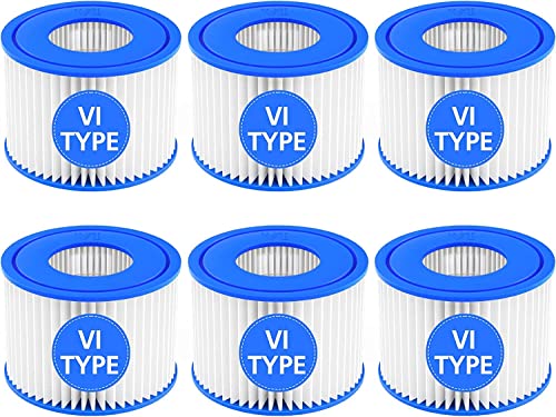 SORSWEET Hot Tub Filter Cartridge Size VI - 6 Pack