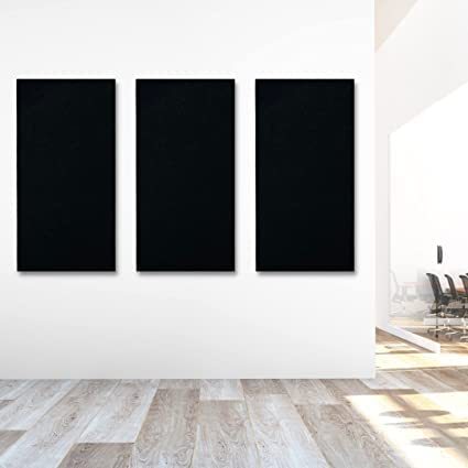 Soundsulate Black Acoustic Ceiling & Wall Panels (2' x 4' - 10 tiles)