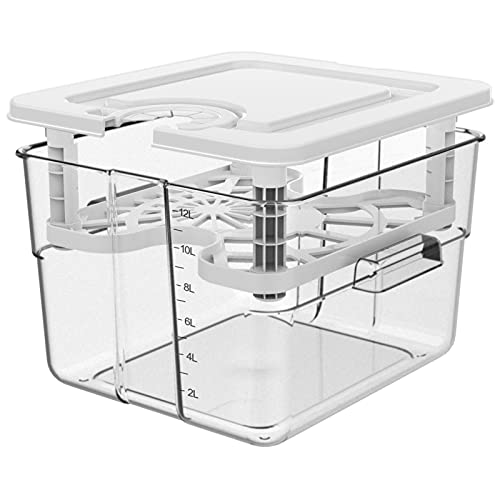 Sous Vide Container with Lid and Rack