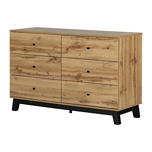 South Shore Bellami Double Dresser - Nordik Oak