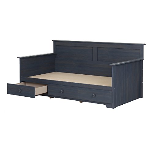 South Shore Daybed with 3 Storage Drawers, Blueberry