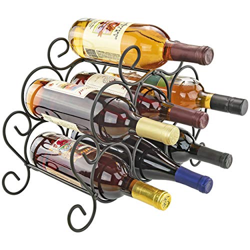 Southern Homewares 7-Bottle Minuet Wine Rack